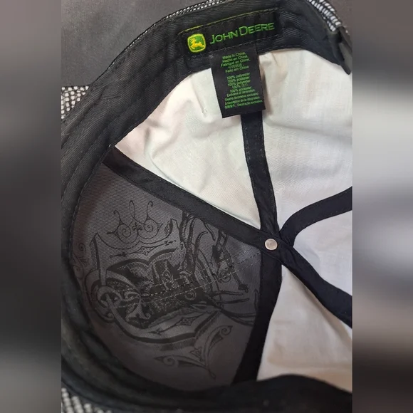 New John Deere Baseball/Trucker Style Snapback Doyble Layer Reflective Hat Adult - Picture 4 of 6